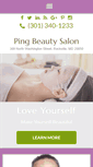 Mobile Screenshot of pingbeautysalon.com